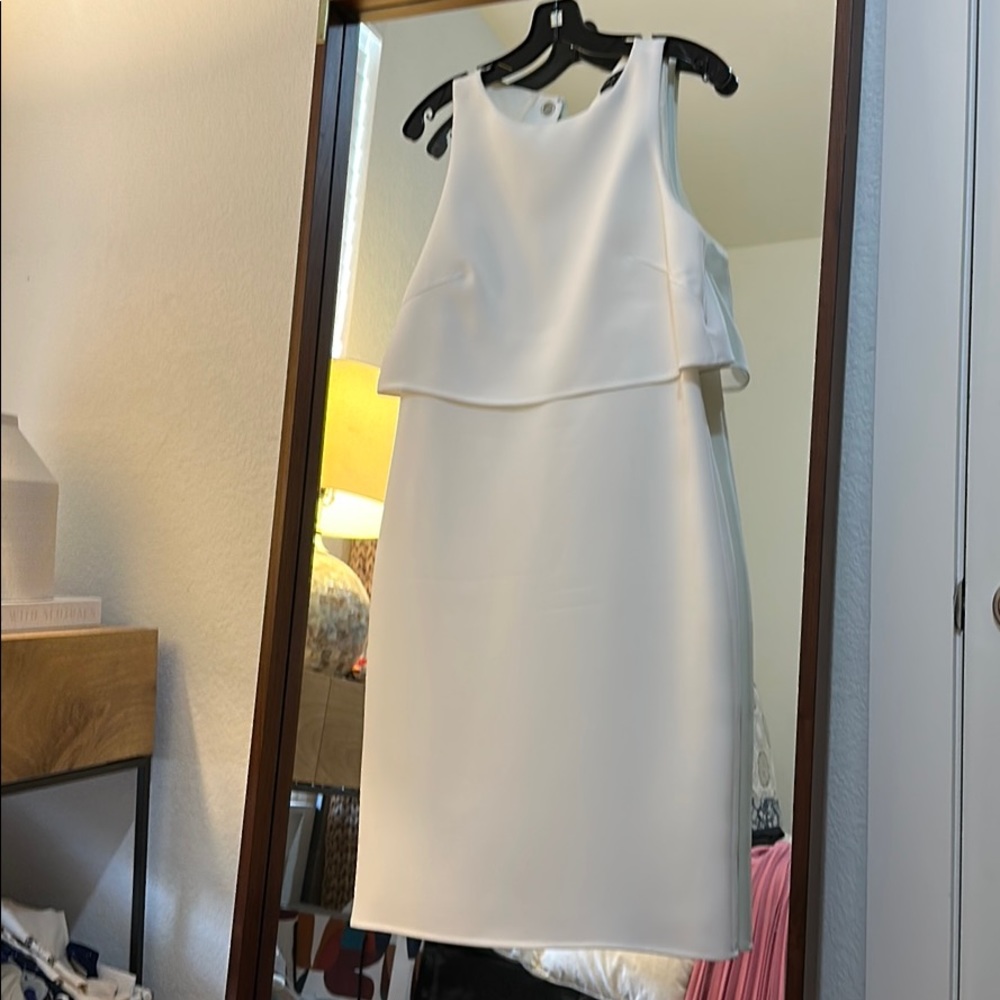 White formal dress